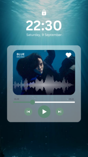 Billie Eilish Background BLUE ALBUM