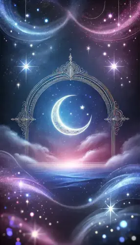 Dreamy Night Sky: Magical Starry Phone Wallpaper
