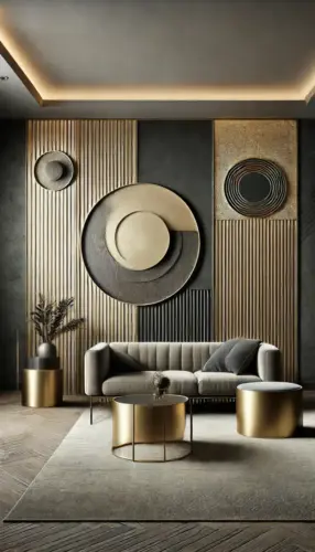 Sophisticated Patterns: Textured Wall Decor
